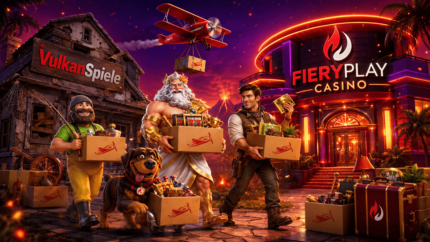 Fieryplay casino Lietuva rebrandingas iš VulkanSpiele į FieryPlay Casino
